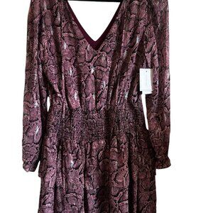1. State Polished Nomad Snake Print Mini Dress